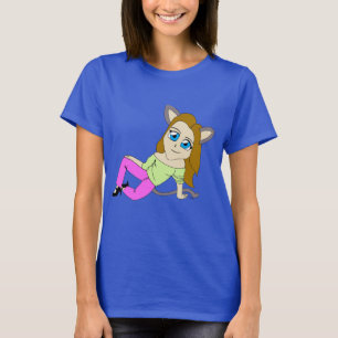 chibi catgirl t-shirt