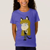 chibi catgirl t-shirt (Voorkant)