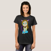 chibi catgirl t-shirt (Voorkant volledig)