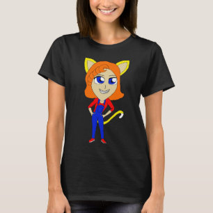 chibi catgirl t-shirt