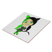 chibi catgirl tegeltje (Zijkant)