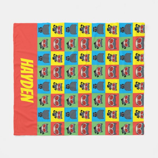 Chibi Catoman Character Poses Fleece Deken (Voorkant (Horizontaal))