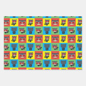 Chibi Catoman Character Poses Inpakpapier Vel (Voorkant 2)