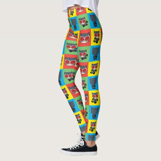 Chibi Catoman Character Poses Leggings (Links)