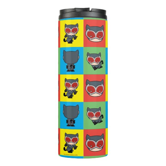 Chibi Catoman Character Poses Thermosbeker (Achterkant)