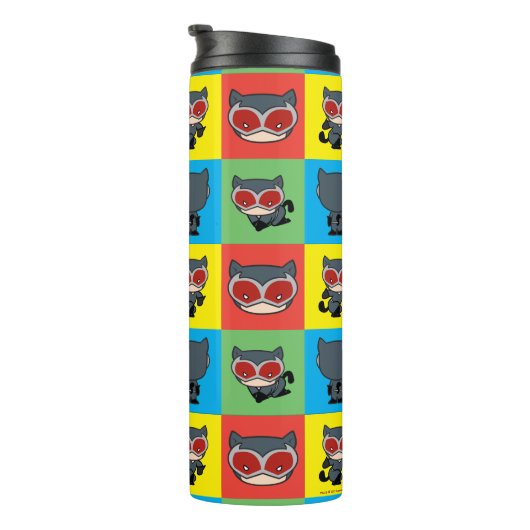 Chibi Catoman Character Poses Thermosbeker (Geroteerd rechts)