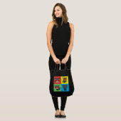 Chibi Catoman Character Poses Tote Bag (Voorkant (model))