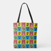 Chibi Catoman Character Poses Tote Bag (Achterkant)