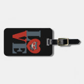 Chibi Catoman LOVE Bagagelabel (Voorkant horizontaal)