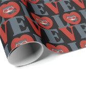 Chibi Catoman LOVE Cadeaupapier (Rol Hoek)