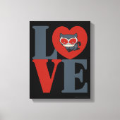 Chibi Catoman LOVE Canvas Afdruk (Voorkant)