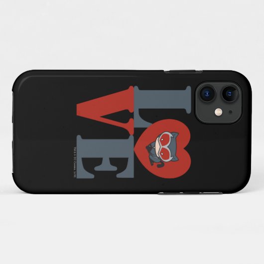 Chibi Catoman LOVE Case-Mate iPhone Case (Achterkant (horizontaal))