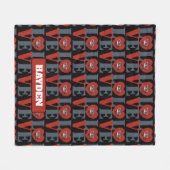 Chibi Catoman LOVE Fleece Deken (Voorkant (Horizontaal))