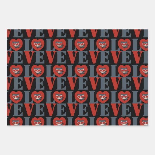 Chibi Catoman LOVE Inpakpapier Vel (Voorkant 3)