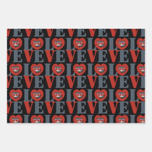 Chibi Catoman LOVE Inpakpapier Vel (Voorkant)