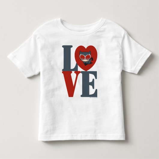 Chibi Catoman LOVE Kinder Shirts (Voorkant)