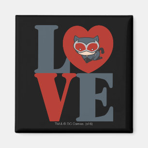 Chibi Catoman LOVE Magneet