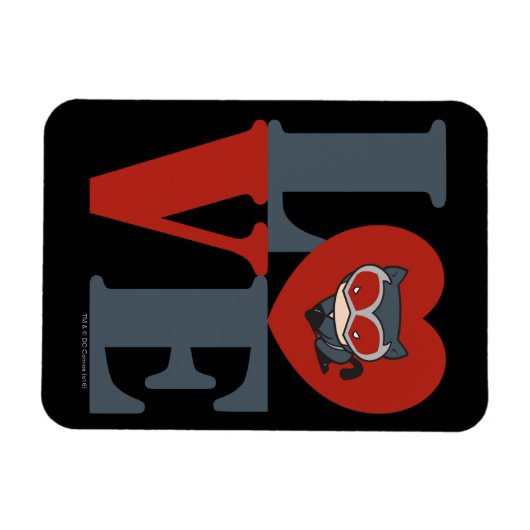 Chibi Catoman LOVE Magneet (Horizontaal)