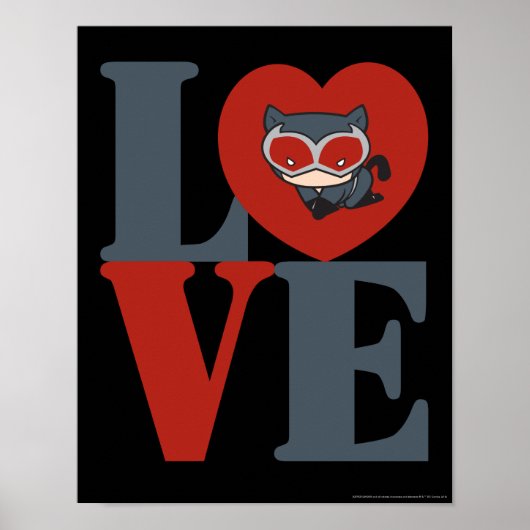 Chibi Catoman LOVE Poster (Voorkant)