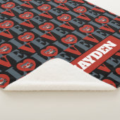 Chibi Catoman LOVE Sherpa Deken (3/4)