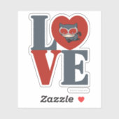 Chibi Catoman LOVE Sticker (Vel)