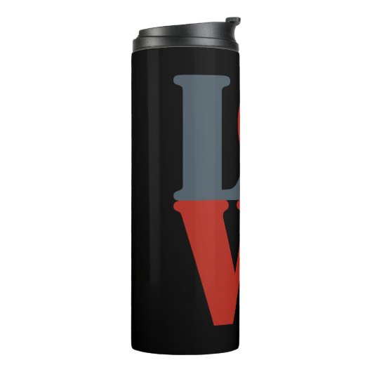 Chibi Catoman LOVE Thermosbeker (Gedraaid links)