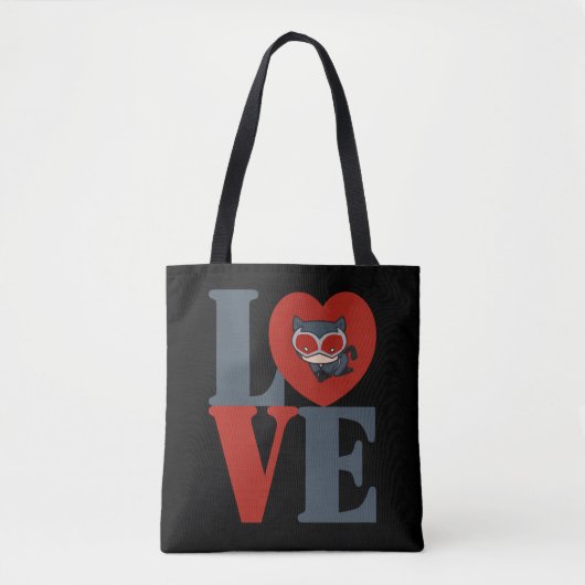 Chibi Catoman LOVE Tote Bag (Voorkant)
