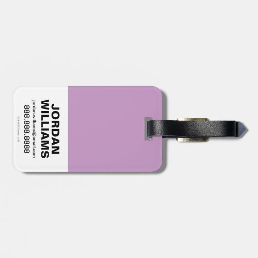 Chibi Catoman Stealing A Diamond Bagagelabel (Achterkant horizontaal)