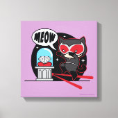 Chibi Catoman Stealing A Diamond Canvas Afdruk (Voorkant)