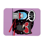 Chibi Catoman Stealing A Diamond Magneet (Horizontaal)