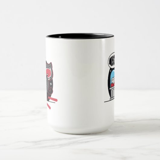 Chibi Catoman Stealing A Diamond Mok (Midden)