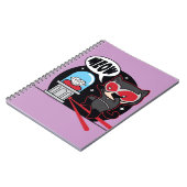 Chibi Catoman Stealing A Diamond Notitieboek (Linkerzijde)