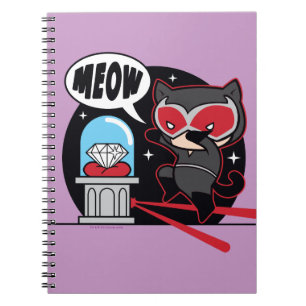 Chibi Catoman Stealing A Diamond Notitieboek