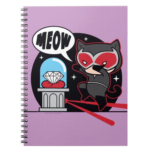 Chibi Catoman Stealing A Diamond Notitieboek (Voorkant)