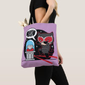 Chibi Catoman Stealing A Diamond Tote Bag (Dichtbij)