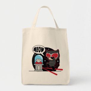 Chibi Catoman Stealing A Diamond Tote Bag