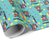 Chibi Catwoman Pattern Cadeaupapier (Rol Hoek)