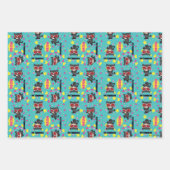 Chibi Catwoman Pattern Inpakpapier Vel (Voorkant 3)