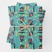 Chibi Catwoman Pattern Inpakpapier Vel (In situ)