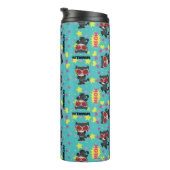 Chibi Catwoman Pattern Thermosbeker (Geroteerd rechts)