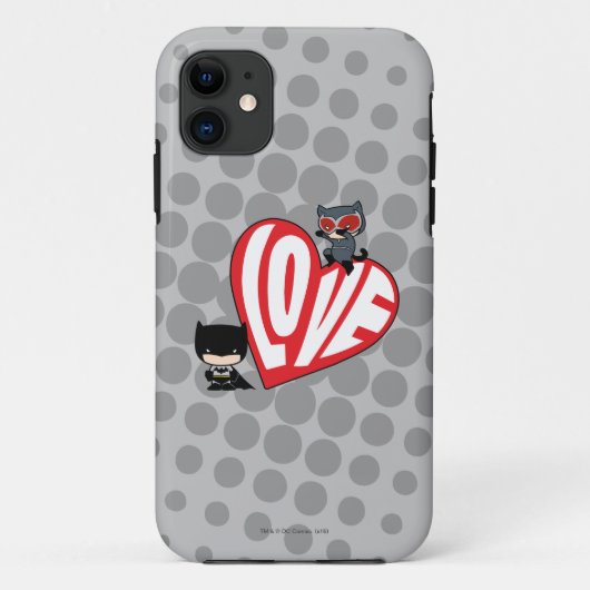 Chibi Catwoman Pounce op Batman Case-Mate iPhone Case (Achterkant)