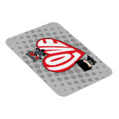 Chibi Catwoman Pounce op Batman Magneet (Rechterzijde)