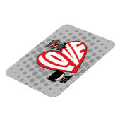 Chibi Catwoman Pounce op Batman Magneet (Linkerzijde)