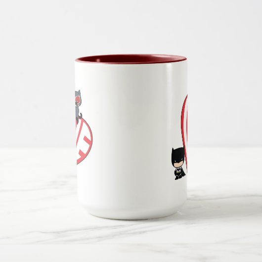 Chibi Catwoman Pounce op Batman Mok (Midden)