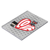 Chibi Catwoman Pounce op Batman Notitieboek (Linkerzijde)