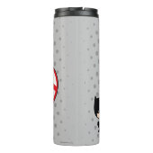 Chibi Catwoman Pounce op Batman Thermosbeker (Achterkant)