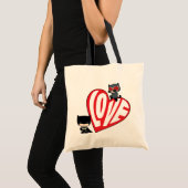 Chibi Catwoman Pounce op Batman Tote Bag (Voorkant (product))