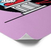 Chibi Catwoman steelt een diamant Poster (Hoek)