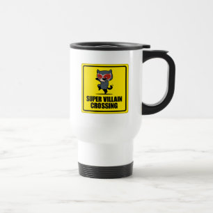 Chibi Catwoman Super Villain Crossing Sign Reisbeker
