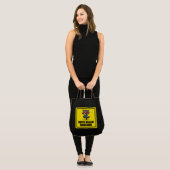 Chibi Catwoman Super Villain Crossing Sign Tote Bag (Voorkant (model))